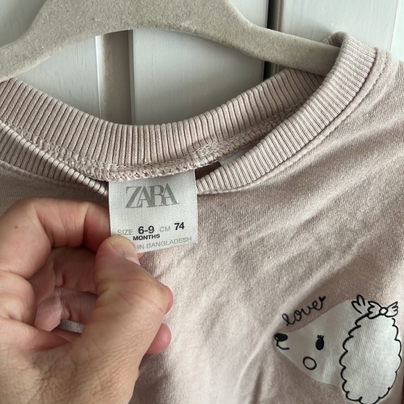 Zara Baby (VGUC) | Dog lover Bow Team Long Sleeve Shirt - Picture 5 of 6